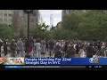 Protests Continue In West Village