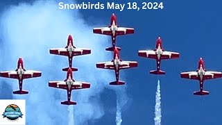 RCAF Snowbirds CT-114 Tutor Jets in Action at the Comox Air Show - 19 Wing Comox, BC Canada