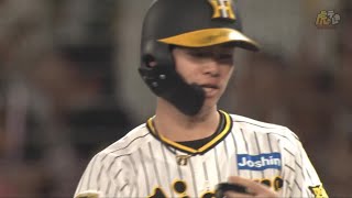 【貴重な先制点】3回裏、#中野拓夢 選手が二死1・3塁からライト前先制タイムリーヒット！【2024/9/22Ｔ－Ｇ】