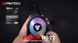 FANTECH UNBOXING | FUSION HG22 RGB VIRTUAL 7.1 SURROUND SOUND GAMING HEADSET