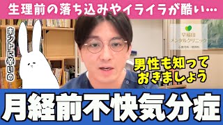 【生理前の情緒不安定】とにかくつらい「PMDD（月経前不快気分症）」の症状と対処法をお伝えします  #PMS #月経前症候群【早稲田メンタルクリニック 切り抜き 精神科医 益田裕介】