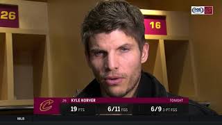 Kyle Korver's running out of words to describe LeBron's greatness