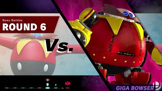 Dr. Eggman (Bowser) vs SSBU Boss Battles 9.9 Difficulty -By WomboKombo38/SAB64