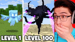 Testing Minecraft Mobs From Level 1 to Level 100
