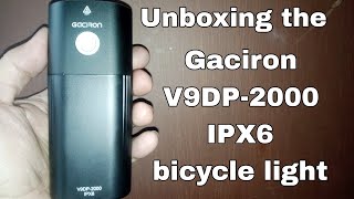 Gaciron V9DP-2000 unboxing