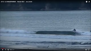 2018.1.26 湘南波情報動画　PM5:00 鵠沼　Jerry Smith