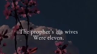Wives and Children’s Of Prophet ﷺ 🤍