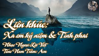 Karaoke Liên Khúc Xa Em Kỷ Niệm \u0026 Tình Phai Tone Nam Trầm | TAS BEAT