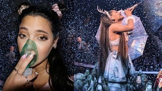 ASTHMA ATTACK AT THE ARIANA SHOW (during "breathin")