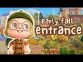 I built an EARLY FALL ENTRANCE with flower farms! | Animal Crossing: New Horizons