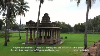 Hampi Gejjala Mandapa and Kudure Gombe