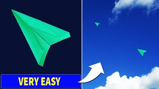 Easy Paper Airplane Glider  - How to Make a Paper Plane Glider