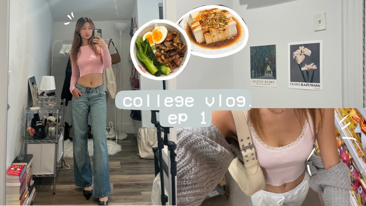 My First Week Of School Moving Into My College Apartment Youtube