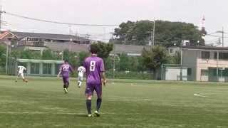 2014/7/27(日)東京都4部リーグ＠埼玉　vs　ｆｃｋｂｓ　1点目：堀口