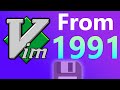 A Look at First Vim Version From 1991
