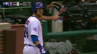 STL@CHC: Zobrist plates Arrieta with fielder's choice