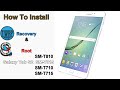 How To Install TWRP and Root Galaxy Tab S2 T710/715/810/815 Marshmallow/Nougat