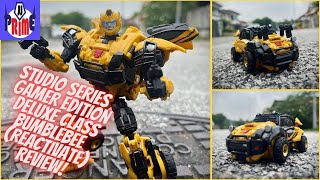 JJ Prime REVIEWS: Transformers Studio Series Gamer Edition Deluxe BUMBLEBEE (Reactivate)!