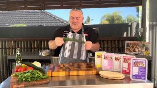 How to cook Petros Cypriot Sheftalia on the CrossRay BBQ Cypriot style