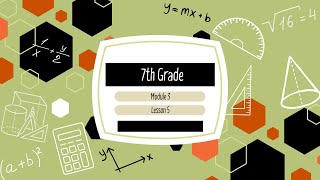 7th Grade Module 3 Lesson 5 (Eureka Math Squared)