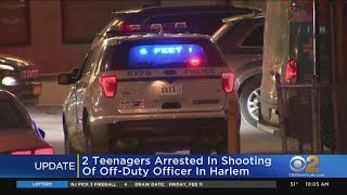 2 Teens Charged With Attempted Murder For Shooting Of Off-Duty NYPD Officer