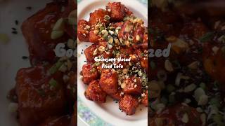 Gochujang-glazed Fried Tofu (Korean Vegan Recipe)