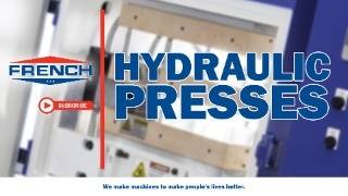 Hydraulic Presses | French Oil Mill Machinery Co.