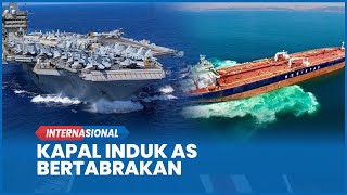 Kecelakaan Kapal Induk AS USS Harry S Truman Bertabrakan dengan Kapal Dagang di Dekat Mesir