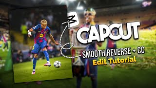 Smooth reverse + cc ( presets ) football editing tutorial on capcut✨