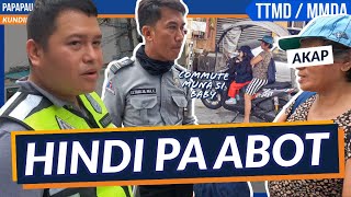 Hindi pa pwede i-angkas yan! / TTMD SOG MMDA CLEARING OPERATION - PAPAPAU