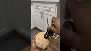 How to straw coconut | Easy with Wine opener