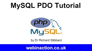 MySQL PDO Tutorial Lesson 3 - Query method