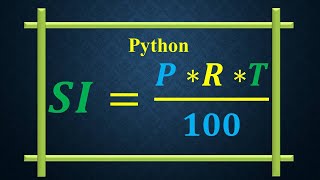 #Python_Program || Write a program to print #Simple interest || #Python practical || #IP ||
