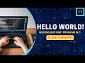 Writing Hello World in C Like a Pro | Your First Hello World Program | C Programming | For Beginners