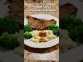 Sirloin Steak with mashed potatoes recipe 🥩#shorts