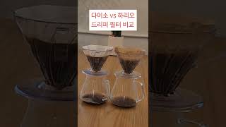 다이소vs하리오 커피드리퍼 필터(제품 리뷰)