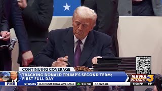 Trumps First Full Day in Office includes new developments in public investment and immigration