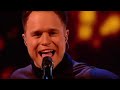 olly murs delivered an emotional stripped back acoustic rendition of