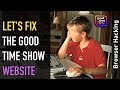 Browser hacking: Improving thegoodtimeshow.club before I go on their show