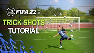FIFA 22 TOP 5 FANCY TRICK SHOTS TO USE IN FUT 22 | FANCY & EFFECTIVE SKILLS TUTORIAL