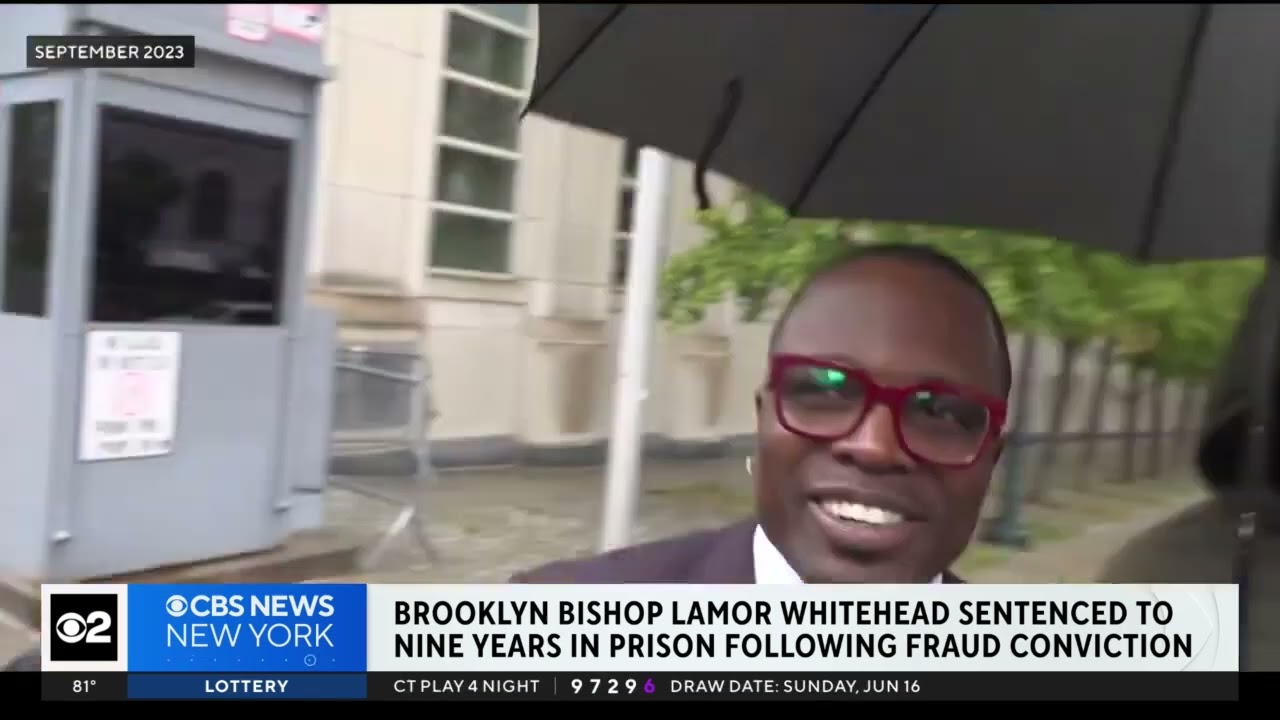 Bishop Lamor Whitehead Sentenced To 9 Years - YouTube