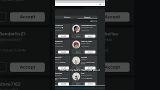 how to stop the friend request in Roblox when you accidentally press it #shorts #roblox