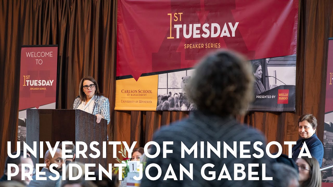 University Of Minnesota President Joan Gabel - 1st Tuesday - YouTube