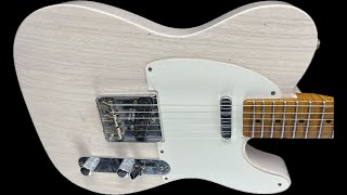 Fender Custom Shop 1955 Journeyman Relic Telecaster Aged White Blonde Demo