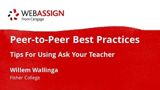 How to Hold Online Office Hours in WebAssign