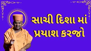 સાચી દિશા માં પ્રયાશ કરજો By Apurvamuni swami | Apurvamuni swami Pravachan