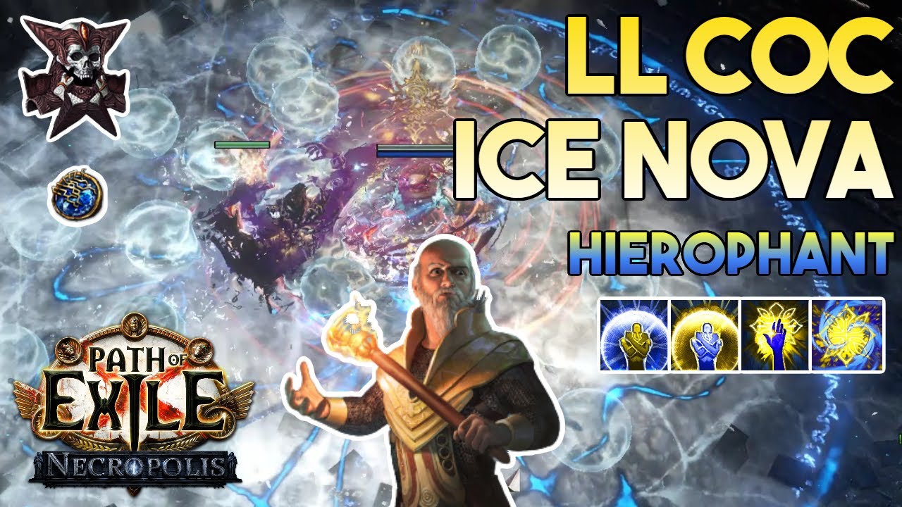 [3.25] CoC Ice Nova Of Frostbolts Build | Hierophant | Settlers Of ...