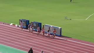 男子800m予選1組　U20日本選手権R01