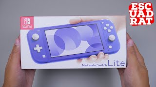 Nintendo Switch Lite Blue English Unboxing