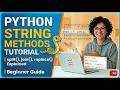Python String Methods Tutorial | strip, lower, upper, title, capitalize, swapcase